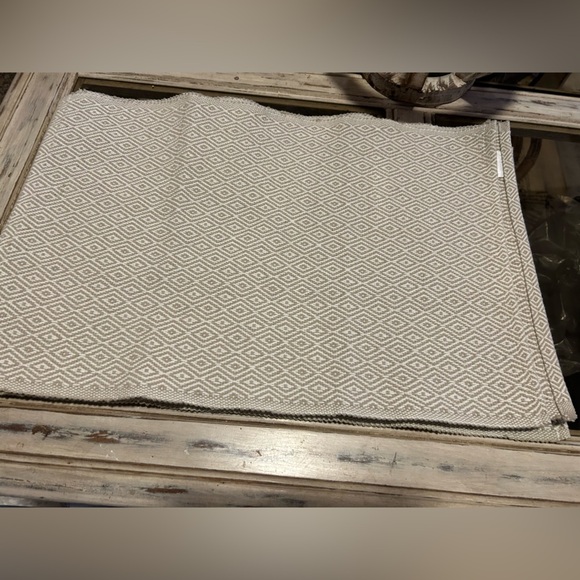 JCPenney Home 5 pc Placemat Set 💯 cotton made in India HG 63 - Picture 1 of 3